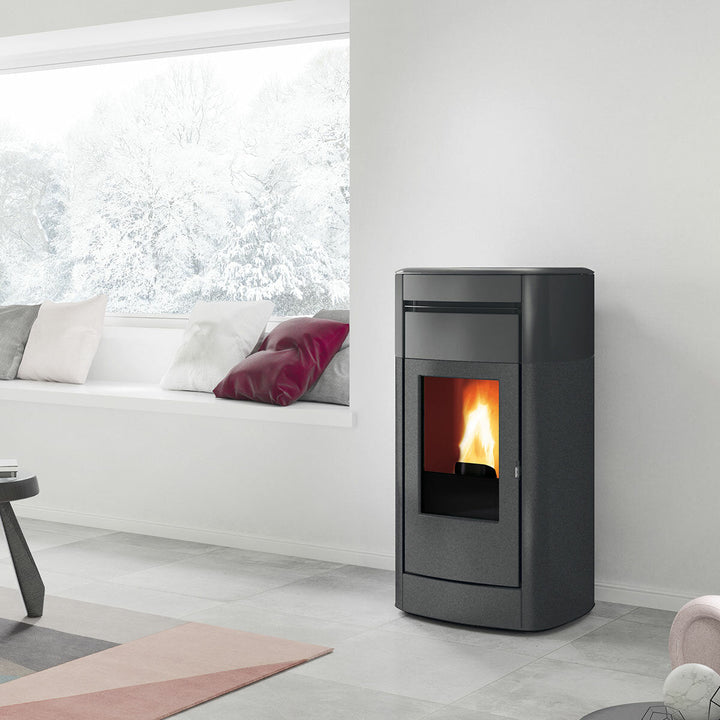 Edilkamin Vyda2 H 22 Up – Pelletofen (wasserführend), 22,8 kW, WLAN