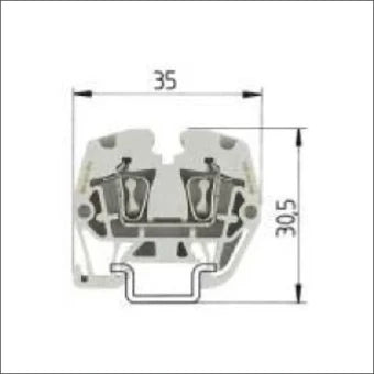 WIELAND 55.703.0053.0 Durchgangsreihenklemme 5 mm