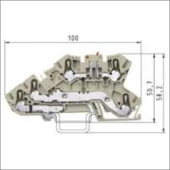 WIELAND 56.203.8653.0 Mehrstock-Installationsreihenklemme 5 mm