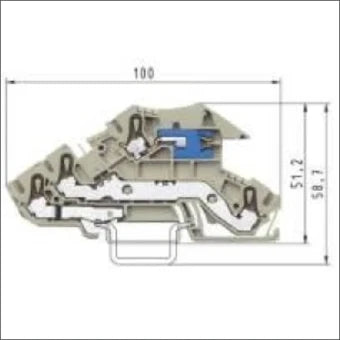 WIELAND 56.203.9553.0 Mehrstock-Installationsreihenklemme 5 mm
