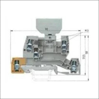 WIELAND 56.404.8855.0 Mehrstock-Installationsreihenklemme 6 mm