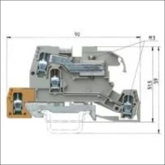 WIELAND 56.404.9255.0 Mehrstock-Installationsreihenklemme 6 mm