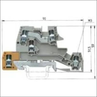 WIELAND 56.404.9455.0 Mehrstock-Installationsreihenklemme 6 mm