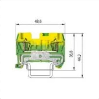 WIELAND 56.702.9053.0 AardReihenklemme 4 mm