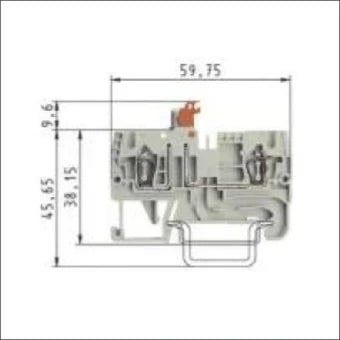 WIELAND 56.703.5355.0 ScheidingsReihenklemme 5 mm