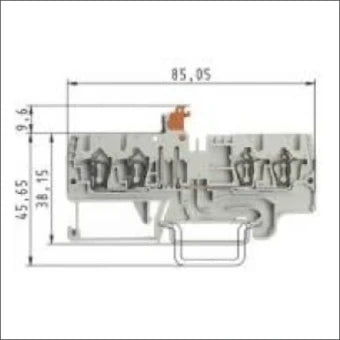 WIELAND 56.703.5555.0 ScheidingsReihenklemme 5 mm