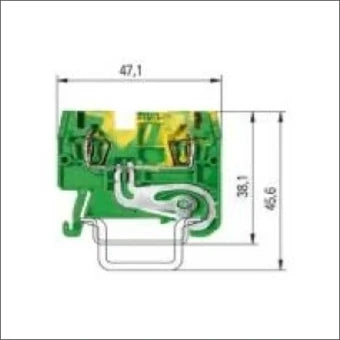 WIELAND 56.703.9055.0 AardReihenklemme 5 mm