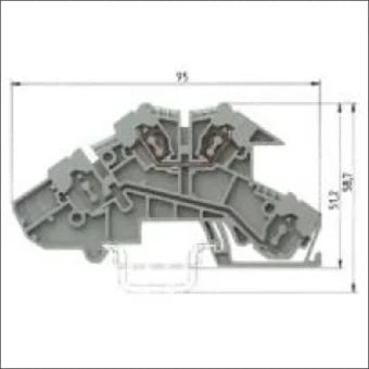 WIELAND 56.703.9653.0 Mehrstock-Installationsreihenklemme 5 mm