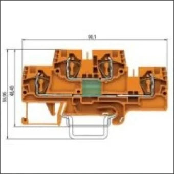 WIELAND 56.704.8055.9 ComponentenReihenklemme 6 mm