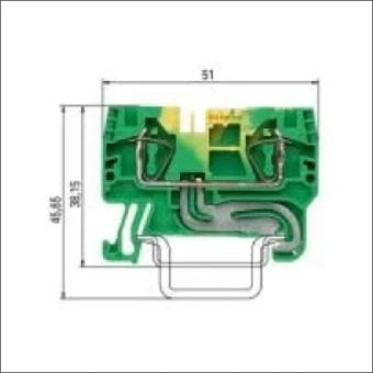 WIELAND 56.704.9055.0 AardReihenklemme 6 mm