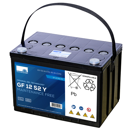 Sonnenschein GF 12 052 Y Blei-Gel-Akku 12V 52Ah