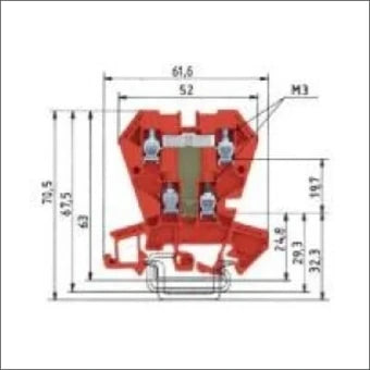 WIELAND 57.404.7255.5 ComponentenReihenklemme 6 mm
