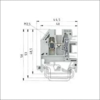 WIELAND 57.503.2055.0 Durchgangsreihenklemme 5 mm