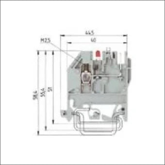 WIELAND 57.503.2755.0 Durchgangsreihenklemme 5 mm