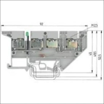 WIELAND 57.503.7255.0 Sensor/actorReihenklemme 45 mm