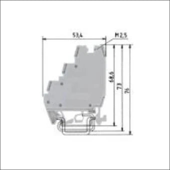 WIELAND 57.503.7855.0 Sensor/actorReihenklemme 68.6 mm