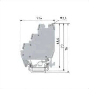 WIELAND 57.503.8055.0 Sensor/actorReihenklemme 68.6 mm