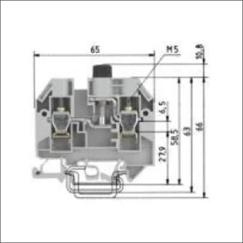 WIELAND 57.910.5055.0 ZekeringsReihenklemme 12 mm