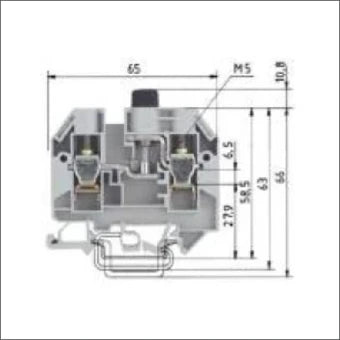 WIELAND 57.910.5355.0 ZekeringsReihenklemme 12 mm