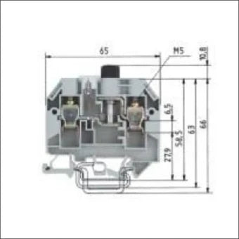 WIELAND 57.910.5755.0 ZekeringsReihenklemme 12 mm
