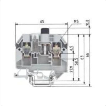WIELAND 57.910.6155.0 ZekeringsReihenklemme 12 mm