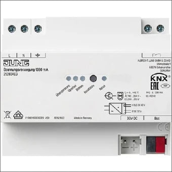 JUNG 21280REG Voedingseenheid bussysteem 108 mm