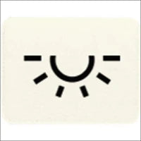 JUNG CD590KOPT Bedienelement / Zentralplatte Schalterprogramm 67 mm