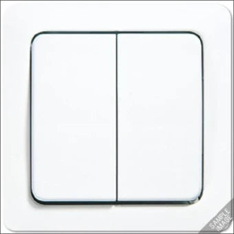 JUNG 5561-5WW Bedienelement / Zentralplatte Schalterprogramm 67 mm