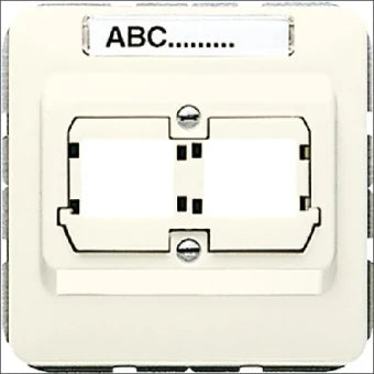 JUNG 569-21ACS Bauteil / Zentralplatte Kommunikations-Schalterprogramm
