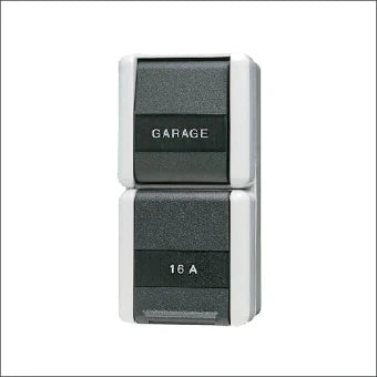 JUNG 876NAW Schakelaar/Steckdose combinatie