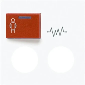 JUNG A071AWW Bedienelement / Zentralplatte Schalterprogramm 55 mm