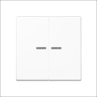 JUNG A595KO5WW Bedienelement / Zentralplatte Schalterprogramm 55 mm