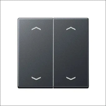 JUNG A595BFMPANM Bedienelement / Zentralplatte Schalterprogramm