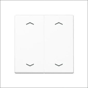 JUNG A595MPWW Bedienelement / Zentralplatte Schalterprogramm