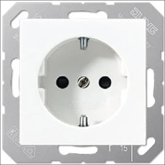 JUNG A1520BFKIPLWW Bedienelement / Zentralplatte Schalterprogramm 55 mm