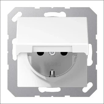 JUNG A1520KLPLWW Bedienelement / Zentralplatte Schalterprogramm 55 mm