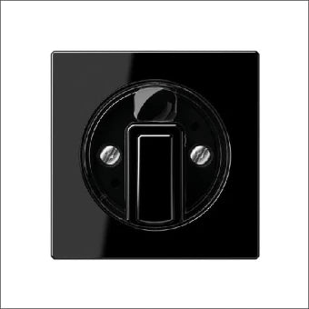 JUNG A1541SW Bedienelement / Zentralplatte Schalterprogramm 55 mm
