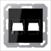 JUNG A5584BFSW Abdeckrahmen Schalterprogramm 10 mm