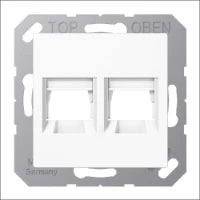 JUNG AS5820NAWW Abdeckrahmen Schalterprogramm 10 mm