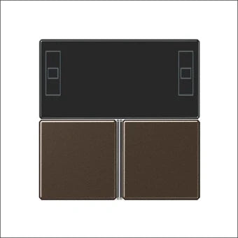JUNG A4093TSAMO Bedienelement / Zentralplatte Schalterprogramm 55 mm