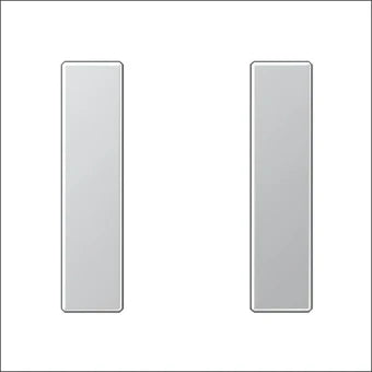 JUNG A501TSAAL Bedienelement / Zentralplatte Schalterprogramm 55 mm