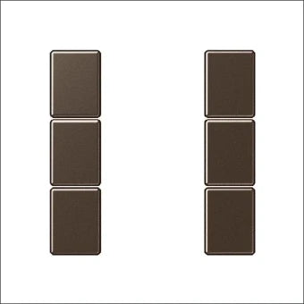 JUNG A503TSAMO Bedienelement / Zentralplatte Schalterprogramm 55 mm