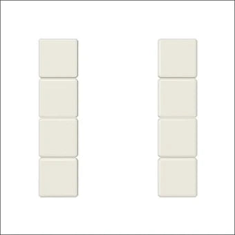 JUNG A504TSA Bedienelement / Zentralplatte Schalterprogramm 55 mm