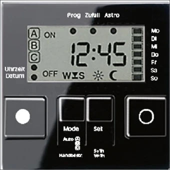 JUNG A5201DTUSW Schakelklok fuer Schalterprogramm