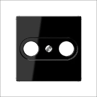 JUNG A561BFPLTVSW Bauteil / Zentralplatte Kommunikations-Schalterprogramm