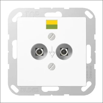 JUNG A565-2BFWW Potentiaal vereffeningscontactdoos