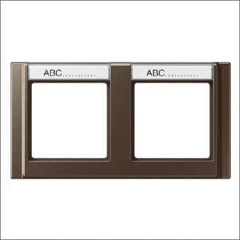 JUNG A5820NAMO Abdeckrahmen Schalterprogramm 10 mm