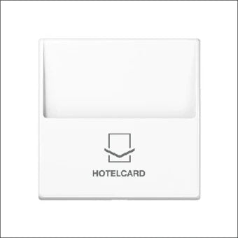 JUNG A590CARDWW Bedienelement / Zentralplatte Schalterprogramm 55 mm