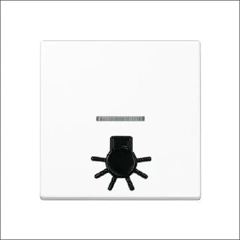JUNG A590L1KOWW Bedienelement / Zentralplatte Schalterprogramm 55 mm