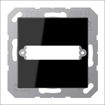 JUNG A594-125SW Bedienelement / Zentralplatte Schalterprogramm 55 mm